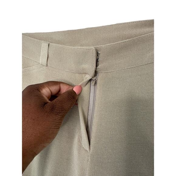 Misook Collection Tan Business Office‎ Career Knit Dress Pants Size 12 - Picture 6 of 12